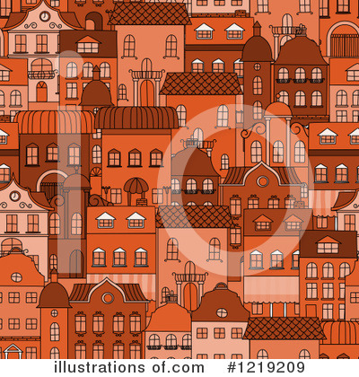Town House Clipart #1219209 by Vector Tradition SM