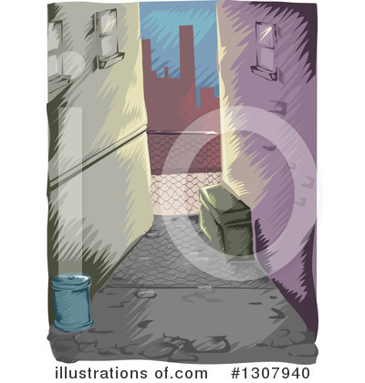 Royalty-Free (RF) City Clipart Illustration by BNP Design Studio - Stock Sample #1307940