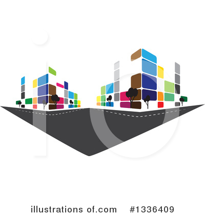 Royalty-Free (RF) City Clipart Illustration by ColorMagic - Stock Sample #1336409