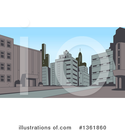 Royalty-Free (RF) City Clipart Illustration by Clip Art Mascots - Stock Sample #1361860