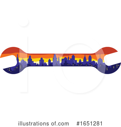 Royalty-Free (RF) City Clipart Illustration by patrimonio - Stock Sample #1651281
