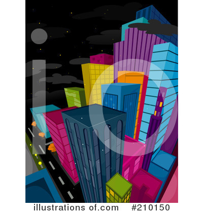 Royalty-Free (RF) City Clipart Illustration by BNP Design Studio - Stock Sample #210150