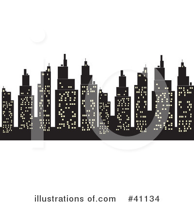 Royalty-Free (RF) City Clipart Illustration by Dennis Holmes Designs - Stock Sample #41134