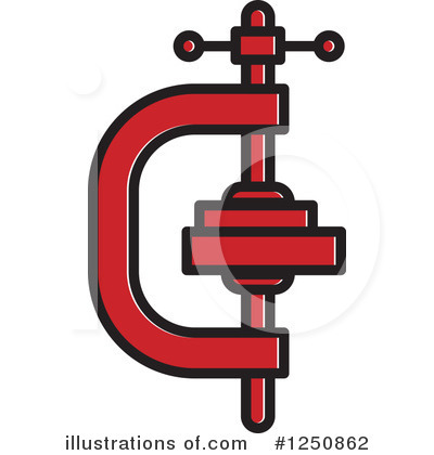 Royalty-Free (RF) Clamp Clipart Illustration by Lal Perera - Stock Sample #1250862