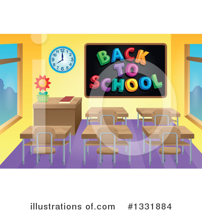 Class Room Clipart #1331884 by visekart