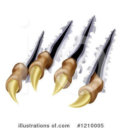 Royalty-Free (RF) Claws Clipart Illustration by AtStockIllustration - Stock Sample #1210005