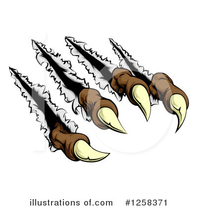 Claws Clipart #1258371 by AtStockIllustration
