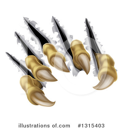 Royalty-Free (RF) Claws Clipart Illustration by AtStockIllustration - Stock Sample #1315403