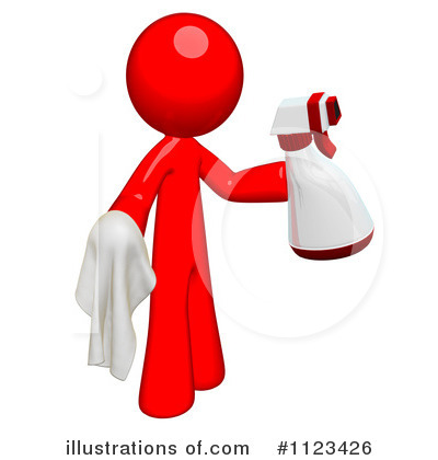 Red Design Mascot Clipart #1123426 by Leo Blanchette
