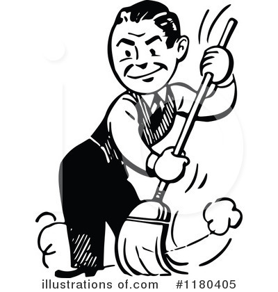 Royalty-Free (RF) Cleaning Clipart Illustration by Prawny Vintage - Stock Sample #1180405