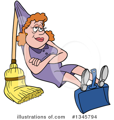 Spring Cleaning Clipart #1345794 by LaffToon