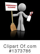 Cleaning Lady Clipart #1373786 by Leo Blanchette