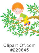 Climbing A Tree Clipart #229845 by Alex Bannykh