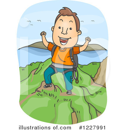 Climbing Clipart #1227991 by BNP Design Studio