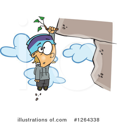 Mountain Climber Clipart #1264338 by toonaday