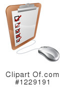 Clipboard Clipart #1229191 by AtStockIllustration