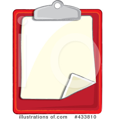 Royalty-Free (RF) Clipboard Clipart Illustration by Pams Clipart - Stock Sample #433810