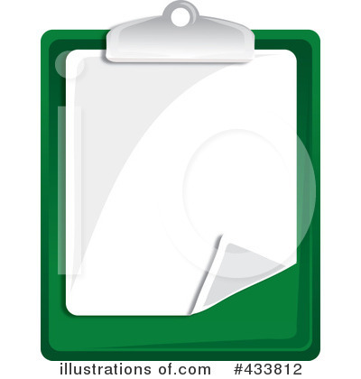 Royalty-Free (RF) Clipboard Clipart Illustration by Pams Clipart - Stock Sample #433812