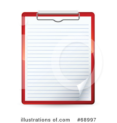 Royalty-Free (RF) Clipboard Clipart Illustration by beboy - Stock Sample #68997