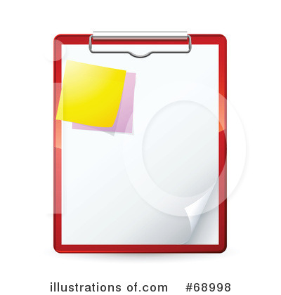 Royalty-Free (RF) Clipboard Clipart Illustration by beboy - Stock Sample #68998