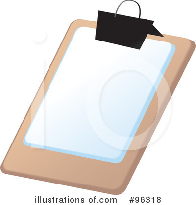 Royalty-Free (RF) Clipboard Clipart Illustration by Rasmussen Images - Stock Sample #96318