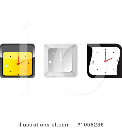 Royalty-Free (RF) Clock Clipart Illustration by Andrei Marincas - Stock Sample #1058236