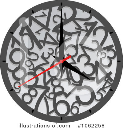 Royalty-Free (RF) Clock Clipart Illustration by Vector Tradition SM - Stock Sample #1062258