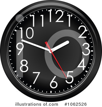 Royalty-Free (RF) Clock Clipart Illustration by Vector Tradition SM - Stock Sample #1062526