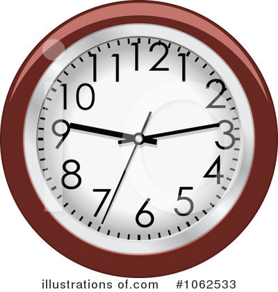 Wall Clock Clipart #1062533 by Vector Tradition SM