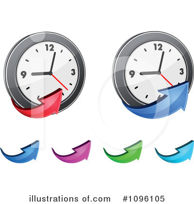 Royalty-Free (RF) Clock Clipart Illustration by Vector Tradition SM - Stock Sample #1096105