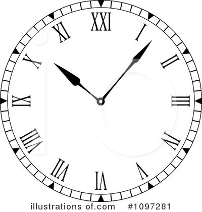 Royalty-Free (RF) Clock Clipart Illustration by michaeltravers - Stock Sample #1097281