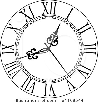 Wall Clock Clipart #1169544 by Vector Tradition SM