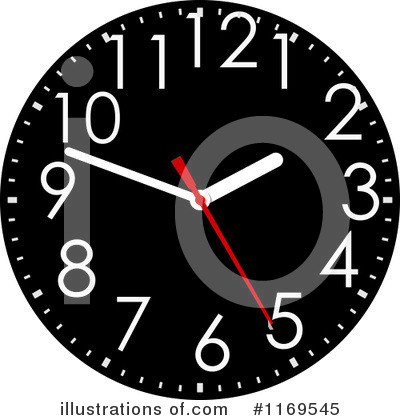 Royalty-Free (RF) Clock Clipart Illustration by Vector Tradition SM - Stock Sample #1169545