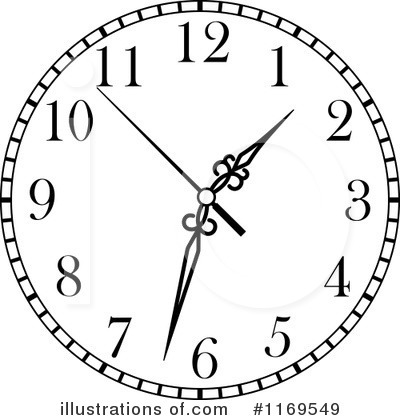Wall Clock Clipart #1169549 by Vector Tradition SM
