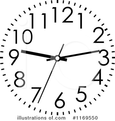 Wall Clock Clipart #1169550 by Vector Tradition SM