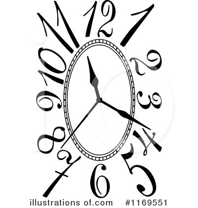 Royalty-Free (RF) Clock Clipart Illustration by Vector Tradition SM - Stock Sample #1169551