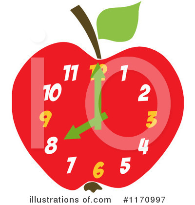 Royalty-Free (RF) Clock Clipart Illustration by Hit Toon - Stock Sample #1170997