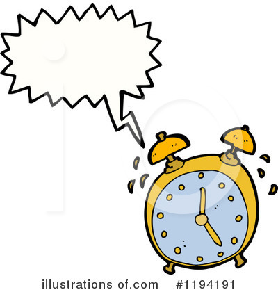 Alarm Clock Clipart #1194191 by lineartestpilot