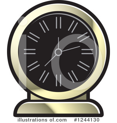Royalty-Free (RF) Clock Clipart Illustration by Lal Perera - Stock Sample #1244130