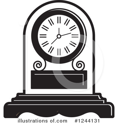 Royalty-Free (RF) Clock Clipart Illustration by Lal Perera - Stock Sample #1244131