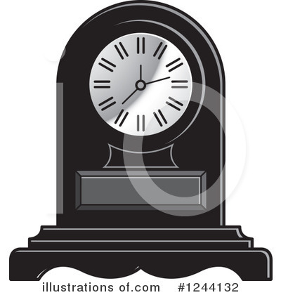 Royalty-Free (RF) Clock Clipart Illustration by Lal Perera - Stock Sample #1244132