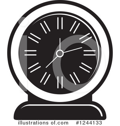 Royalty-Free (RF) Clock Clipart Illustration by Lal Perera - Stock Sample #1244133