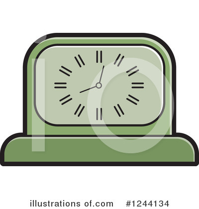 Royalty-Free (RF) Clock Clipart Illustration by Lal Perera - Stock Sample #1244134