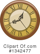 Clock Clipart #1342477 by Vector Tradition SM