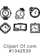 Clock Clipart #1342539 by Vector Tradition SM