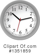 Clock Clipart #1351859 by Vector Tradition SM