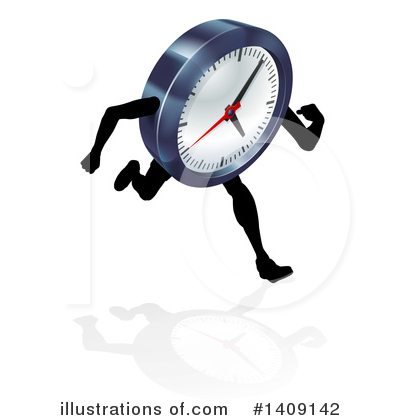 Royalty-Free (RF) Clock Clipart Illustration by AtStockIllustration - Stock Sample #1409142