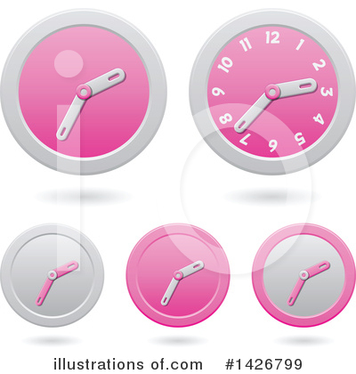 Royalty-Free (RF) Clock Clipart Illustration by cidepix - Stock Sample #1426799
