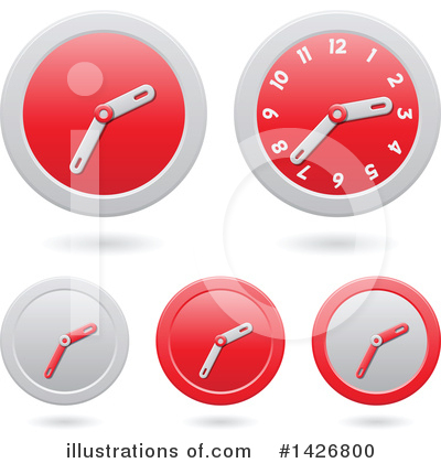 Royalty-Free (RF) Clock Clipart Illustration by cidepix - Stock Sample #1426800