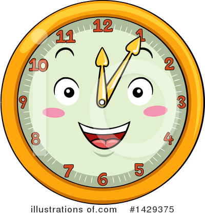 Royalty-Free (RF) Clock Clipart Illustration by BNP Design Studio - Stock Sample #1429375